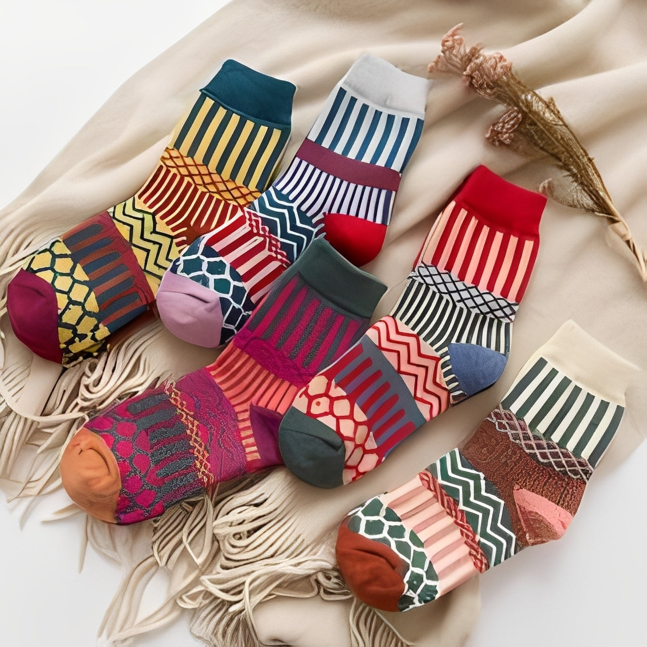 Evelynn - Trendige Damenwintersocken
