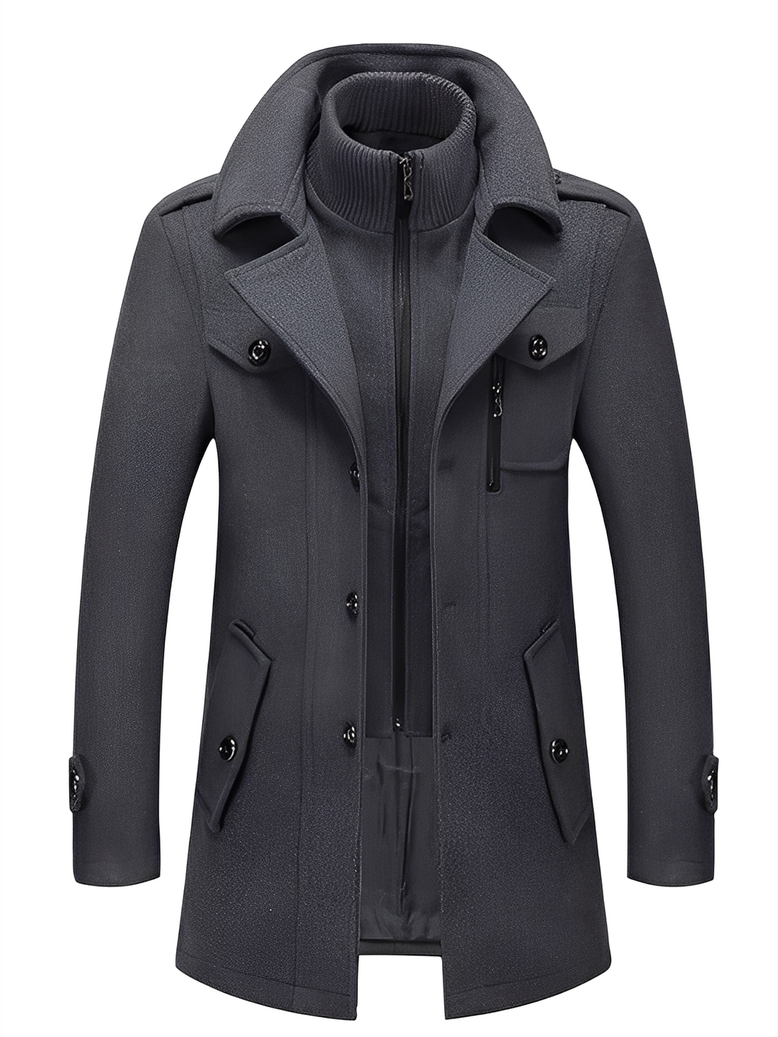 Philip - Modischer Herren-Trenchcoat mit Taschen