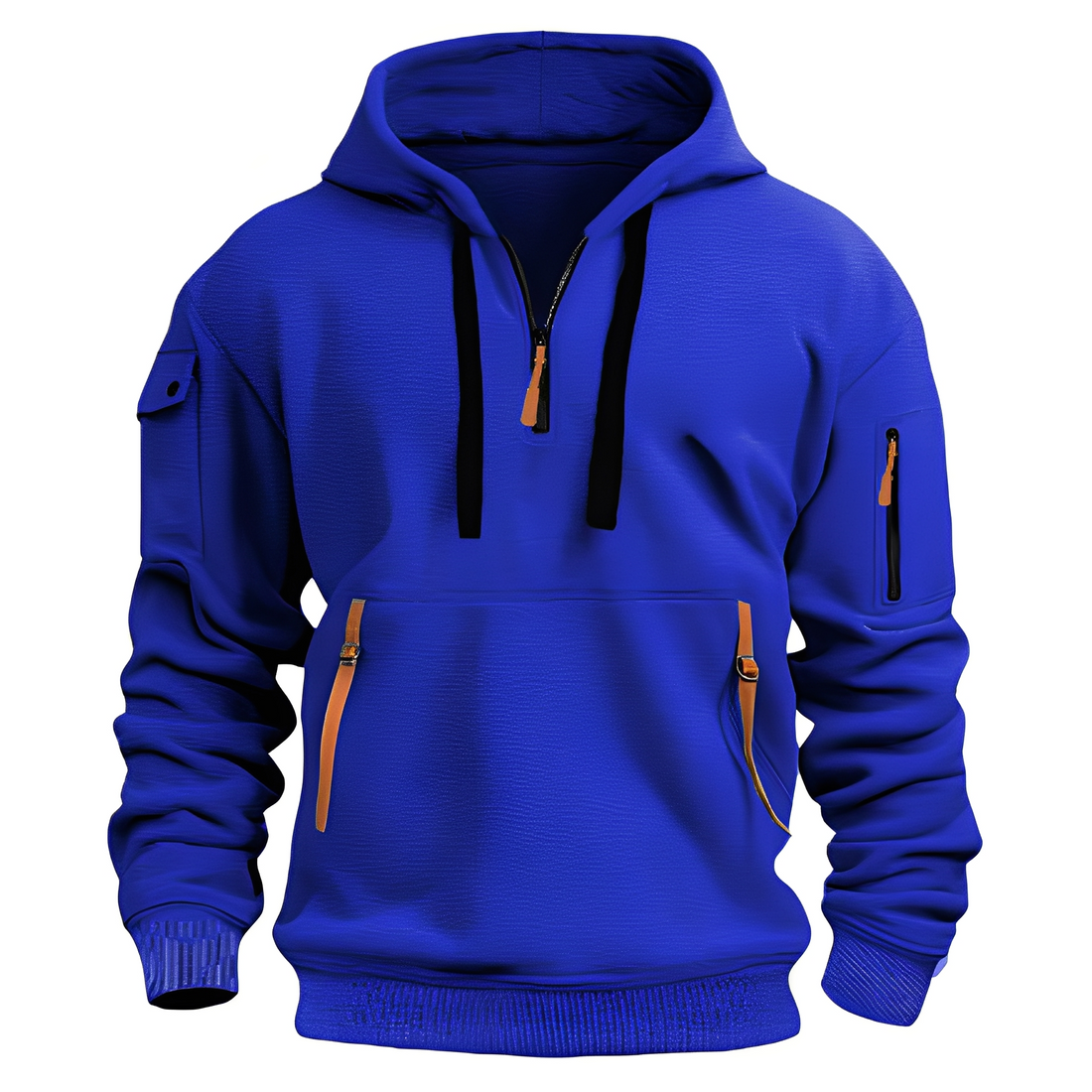 Norton - Modischer Herren-Hoodie mit halbem Reißverschluss