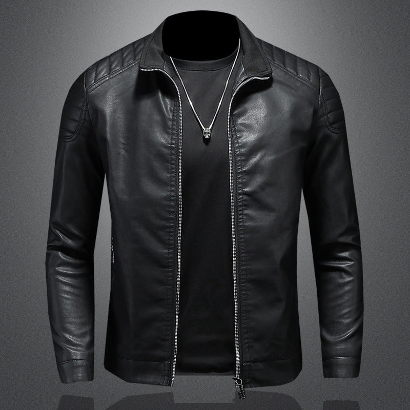 Wendell - Edle, schmal geschnittene Herren-Lederjacke