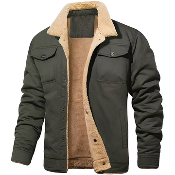 Dillon - Gemütliche Fleece-Twill-Jacke für Herren