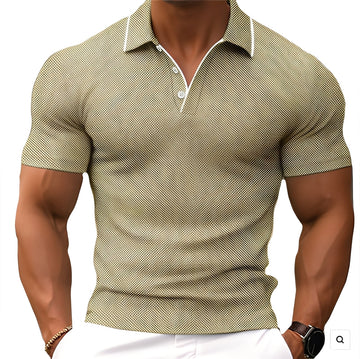 Florence - Lässiges Herren-Poloshirt mit Knöpfen