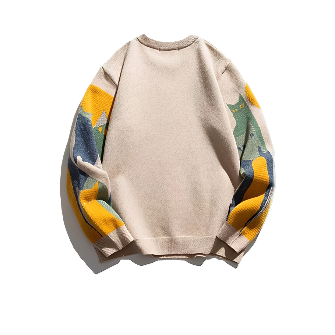 Jerome - Bequemer bedruckter Herrenpullover