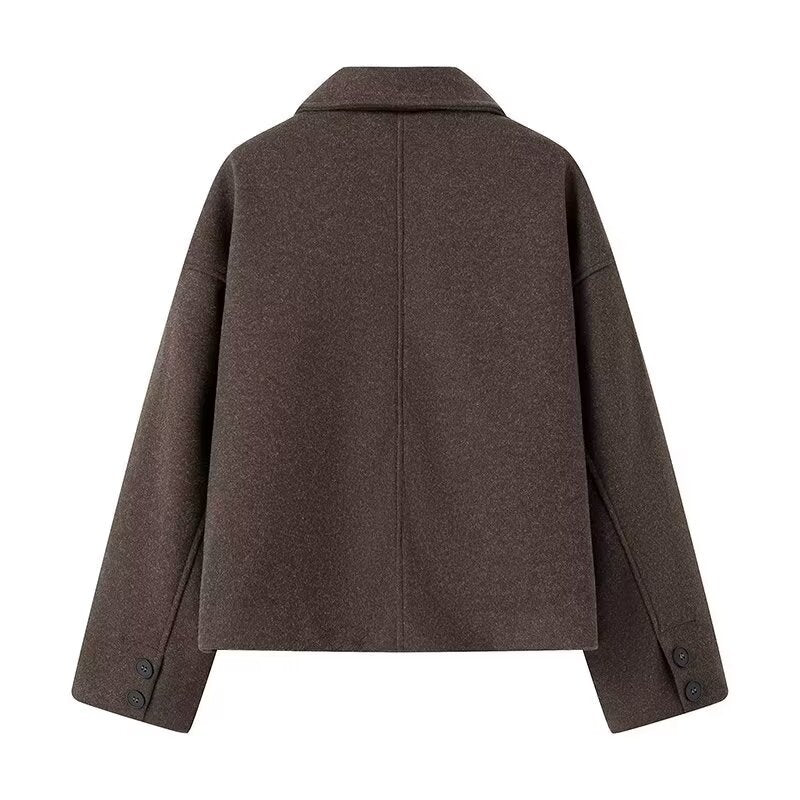 Adeline - Eleganter Damenmantel in Oversize-Design