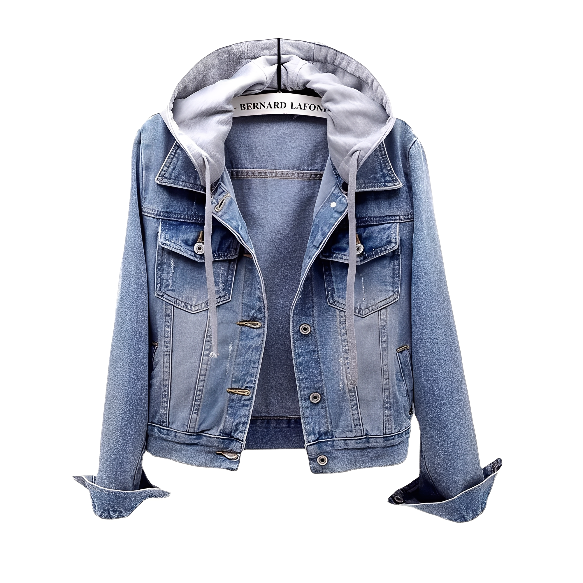 Karolyn - Modische Jeansjacke mit Kapuze für Frauen