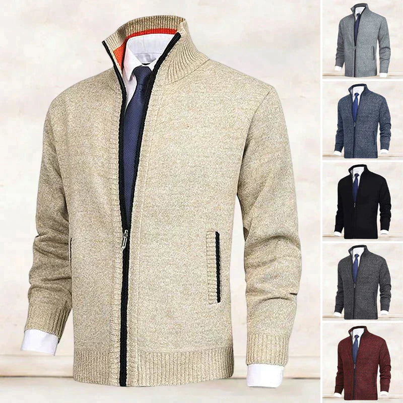 Saber – Cardigan mit Stehkragen