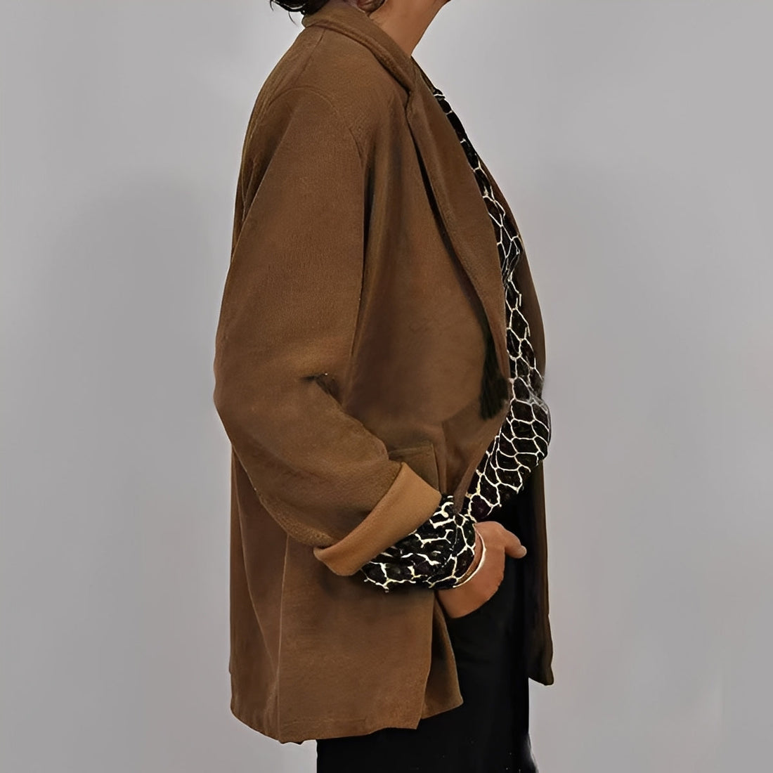 Raegan - Lockeres, elegantes Langarmshirt für Frauen