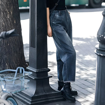 Shirlee - Elegante Jeanshose mit hohem Bund für Damen