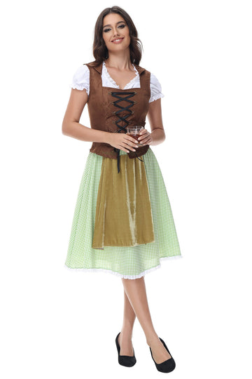 Stefani - Elegantes Oktoberfestkleid mit Schnürung für Damen