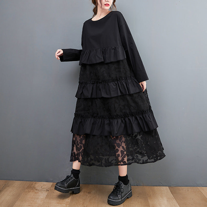 Lauryn - Lockeres Boho-Kleid mit Rüschen für Damen