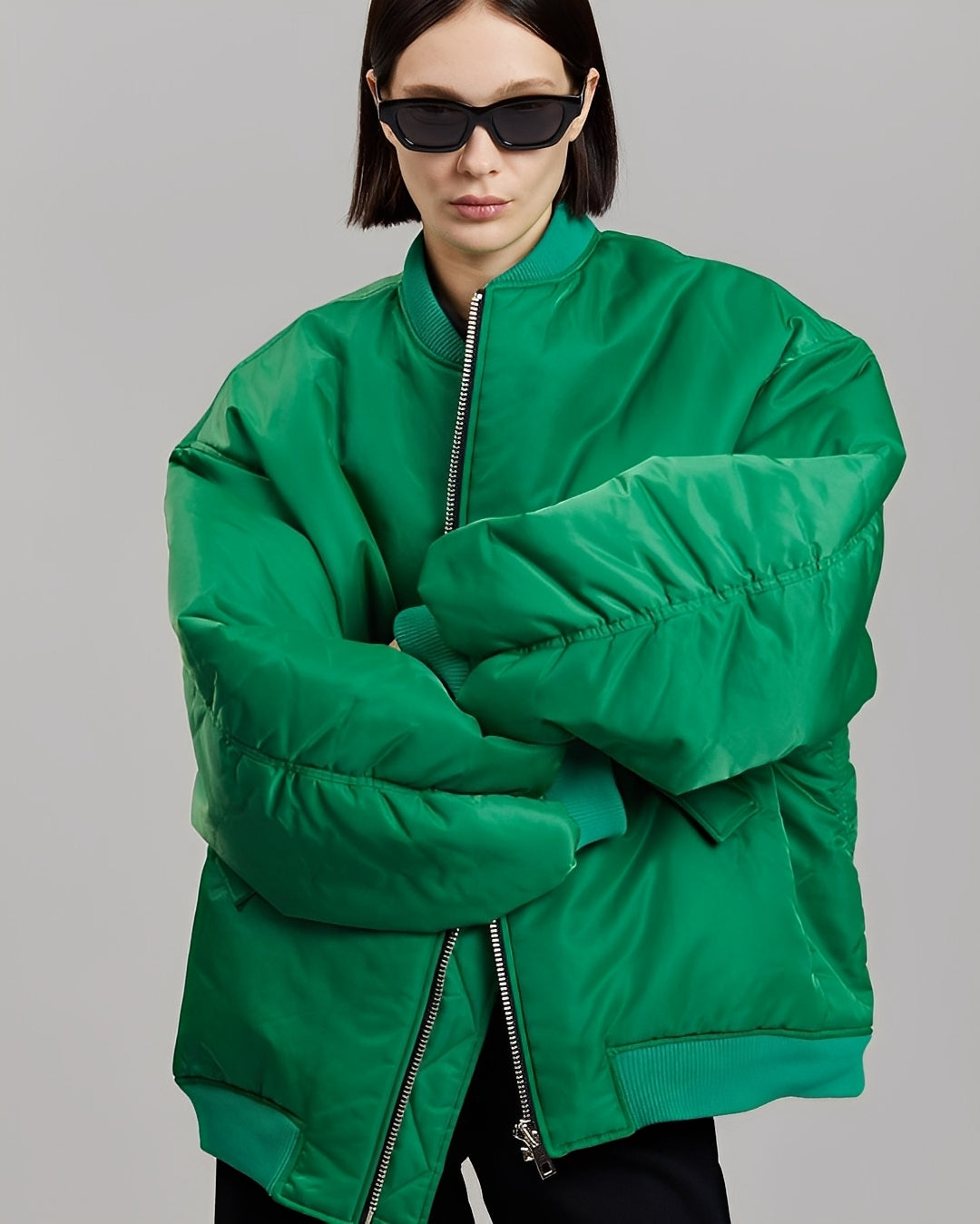Coleen - Lockere Oversize-Bomberjacke für Damen