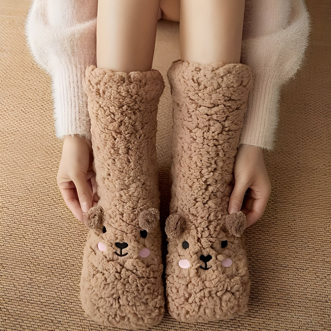 Caelie - Trendige, niedliche, dicke Fleece-Socken für Damen