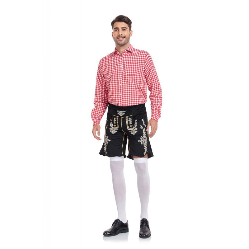 Jaxson - Klassisches kariertes Oktoberfest-Hemd für Männer