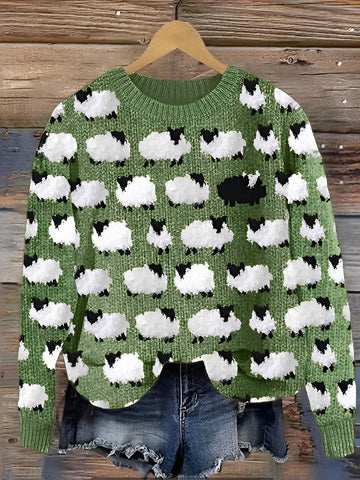 Shannah - Bequemer Pullover mit schickem Muster für Damen
