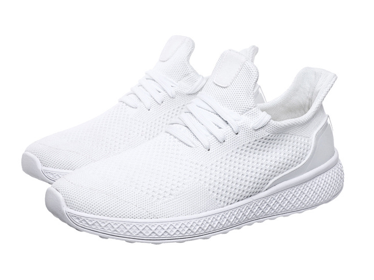 Wim - Stilvolle weiße Herrenschuhe aus Segeltuch