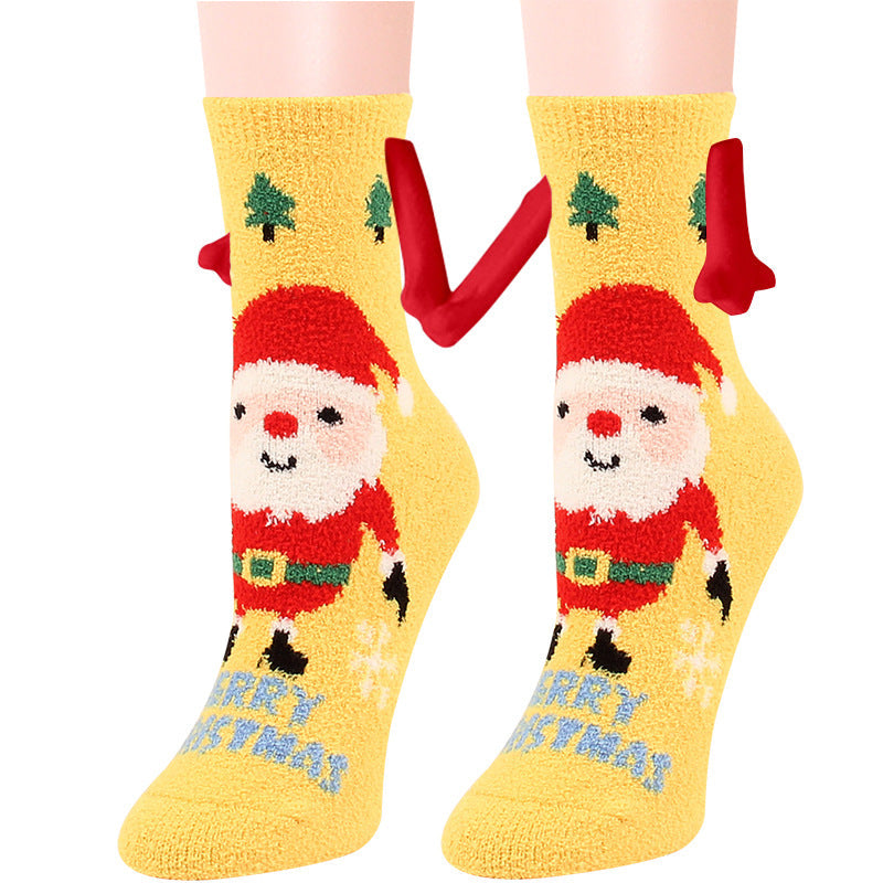 Cailin - Damen Weihnachts-Fleece-Socken mit Eleganz