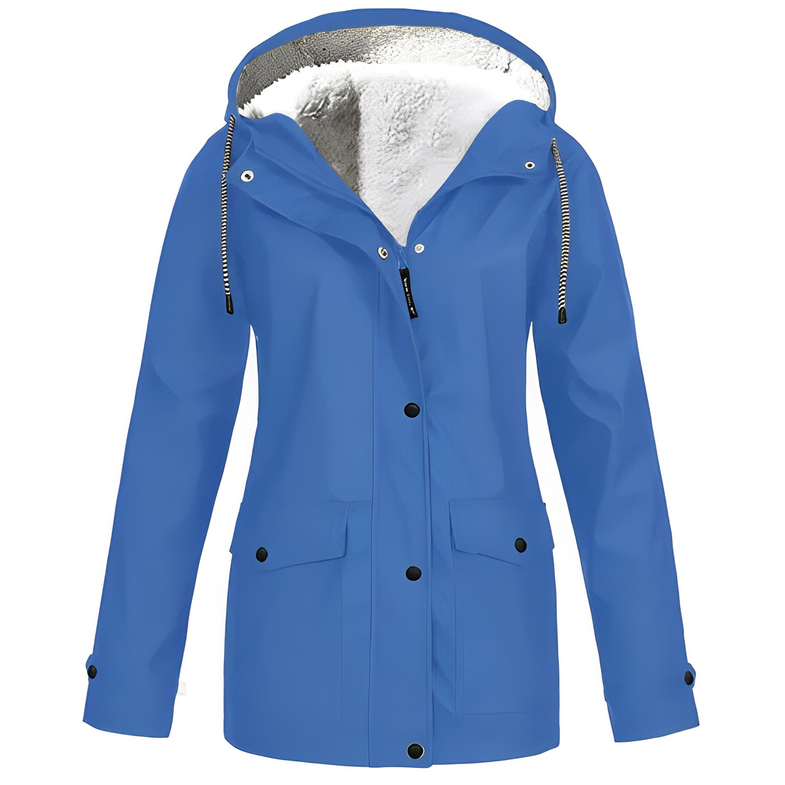 Sherlyn - Damen-Outdoormantel mit Kapuze und Fleecefutter