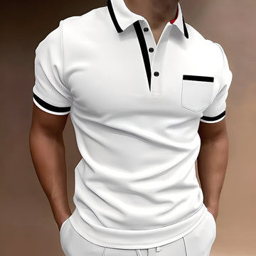 Alijah - Stilvolles, anliegendes Poloshirt für Herren