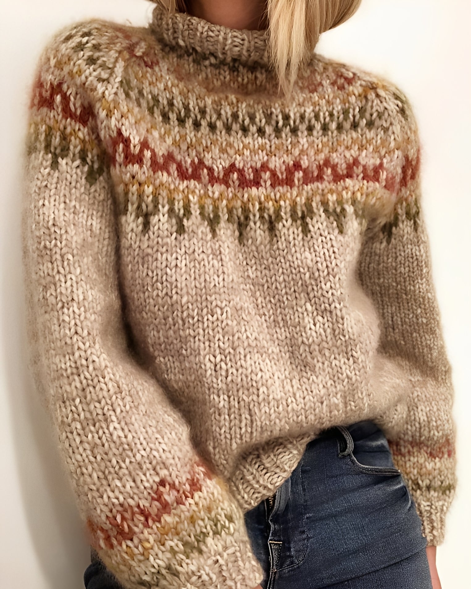 Gemma - Eleganter Damenpullover mit Rollkragen