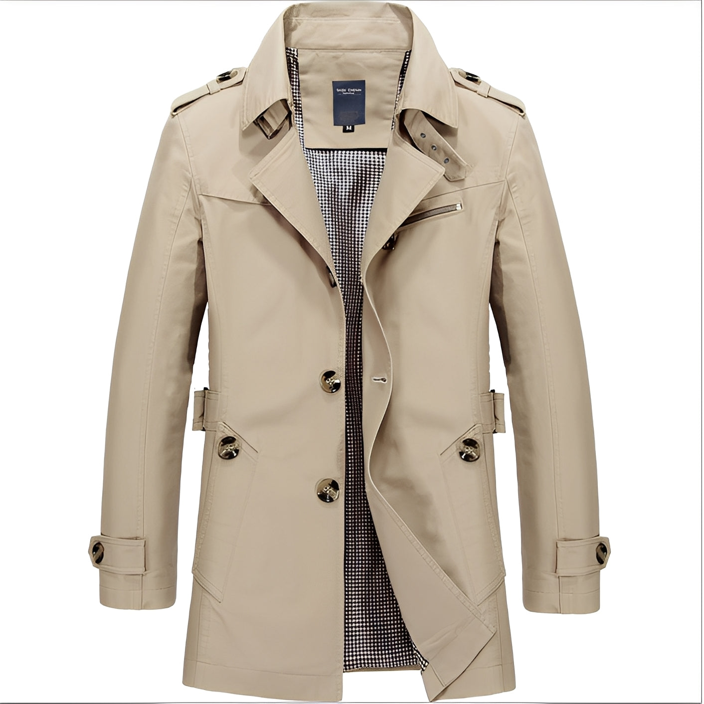 Kolton - Schicker Windbreaker-Trenchcoat für Männer