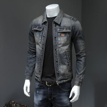 Lennon - Klassische bequeme Jeansjacke für Herren