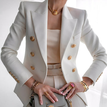 Shelley - Casual Damenblazer mit Knöpfen