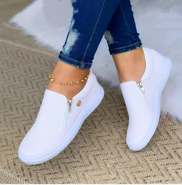 Renita - Bequeme Damenschuhe mit Reißverschluss