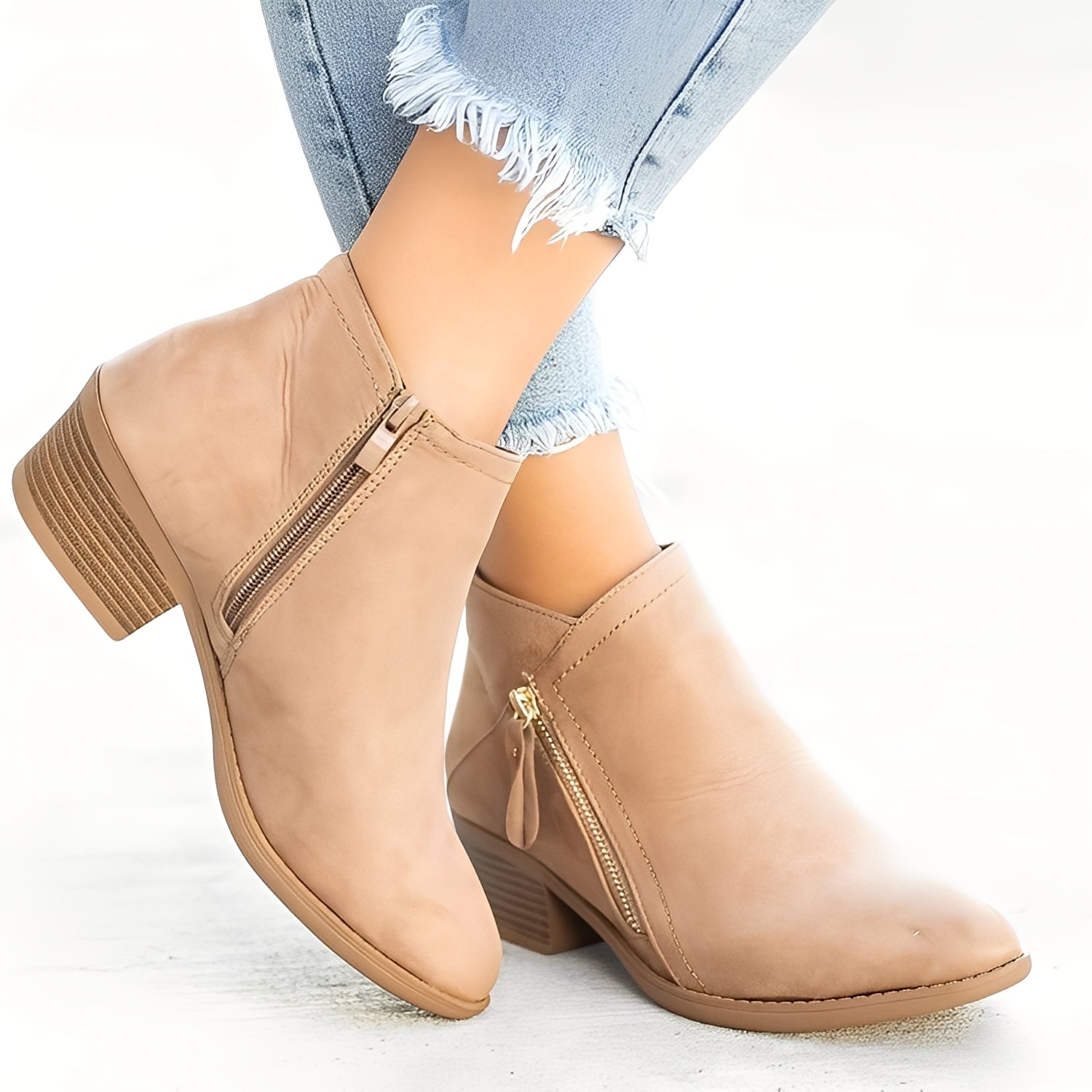 Mirabelle - Schicke Damenstiefeletten mit Reißverschluss