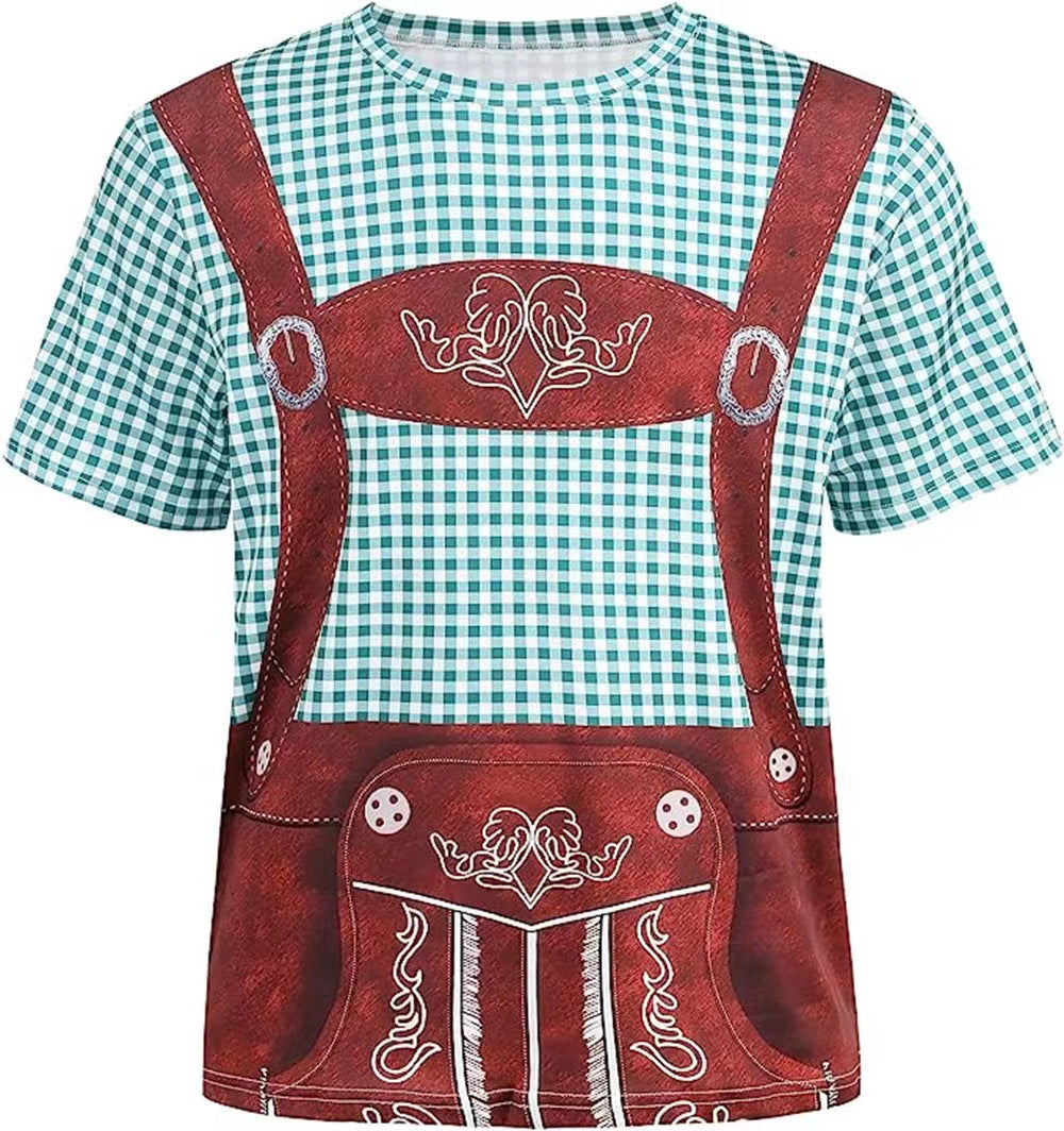 Dexter - Oktoberfest-T-Shirt für Männer mit festlichem Aufdruck