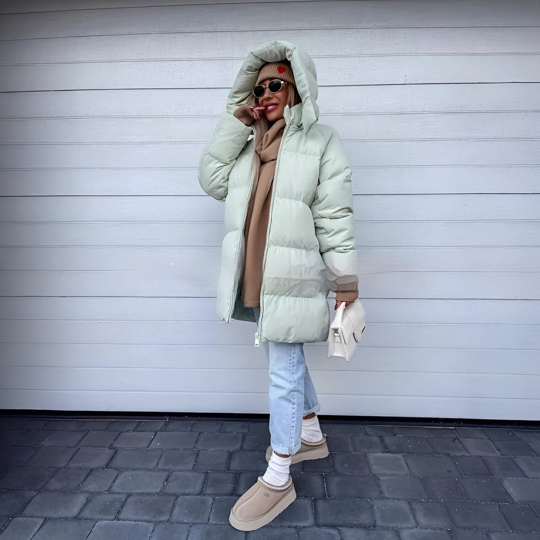 Catharine - Schicke, gefütterte Damen-Parka-Jacke