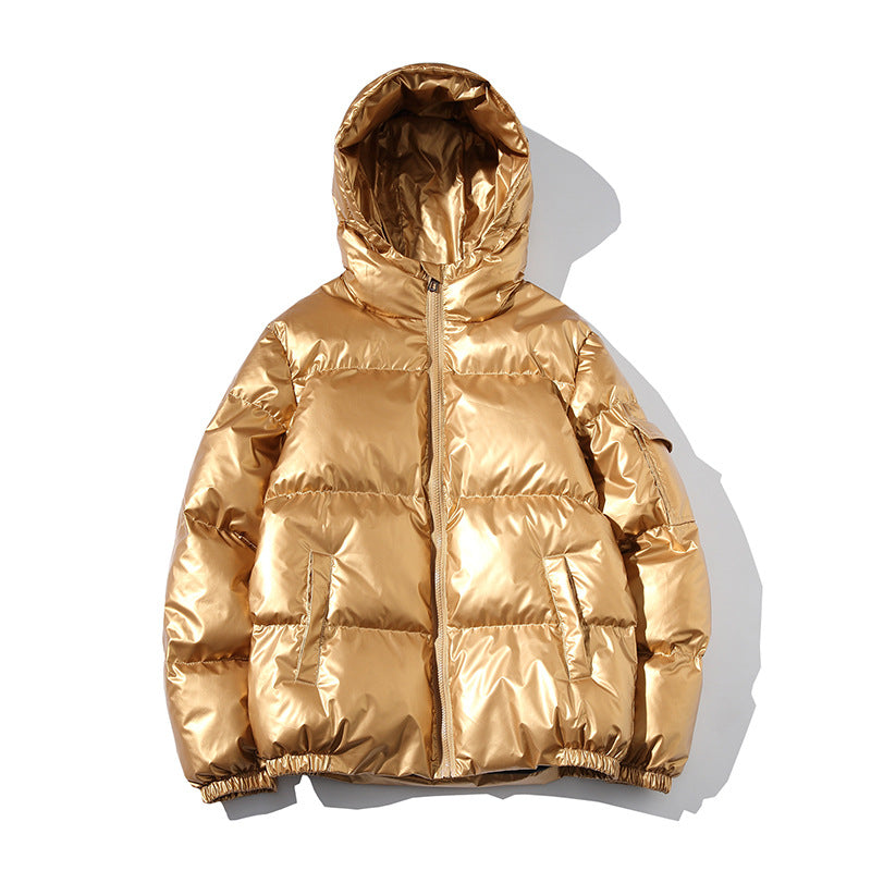 Ormond - Glänzende, dick gefütterte Herren-Winterjacke