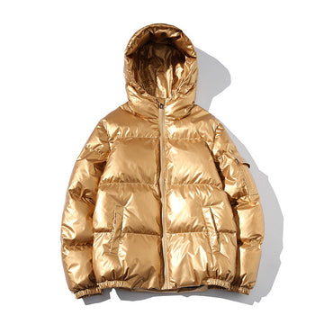 Ormond - Glänzende, dick gefütterte Herren-Winterjacke