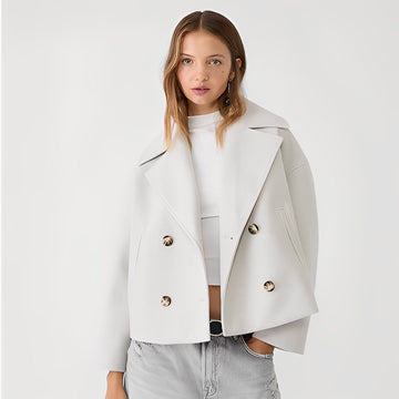 Abegail - Bequeme, locker sitzende kurze Damenjacke