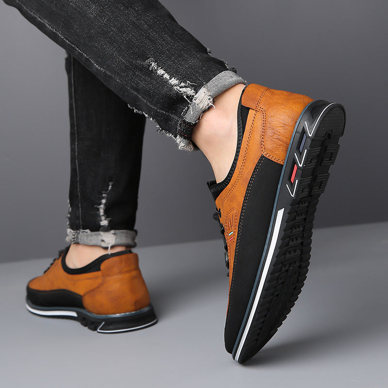 Aaron - Bequeme, rutschfeste Lederschuhe für Männer
