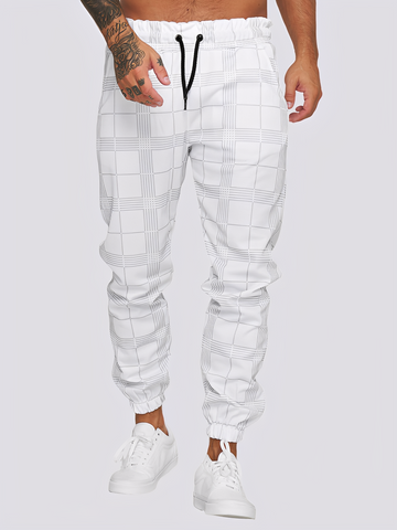 Jaeden - Stilvolle karierte Herrenhose
