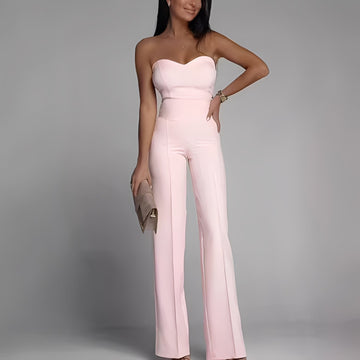 Briley - Stilvoller, formeller, trägerloser Damen-Jumpsuit