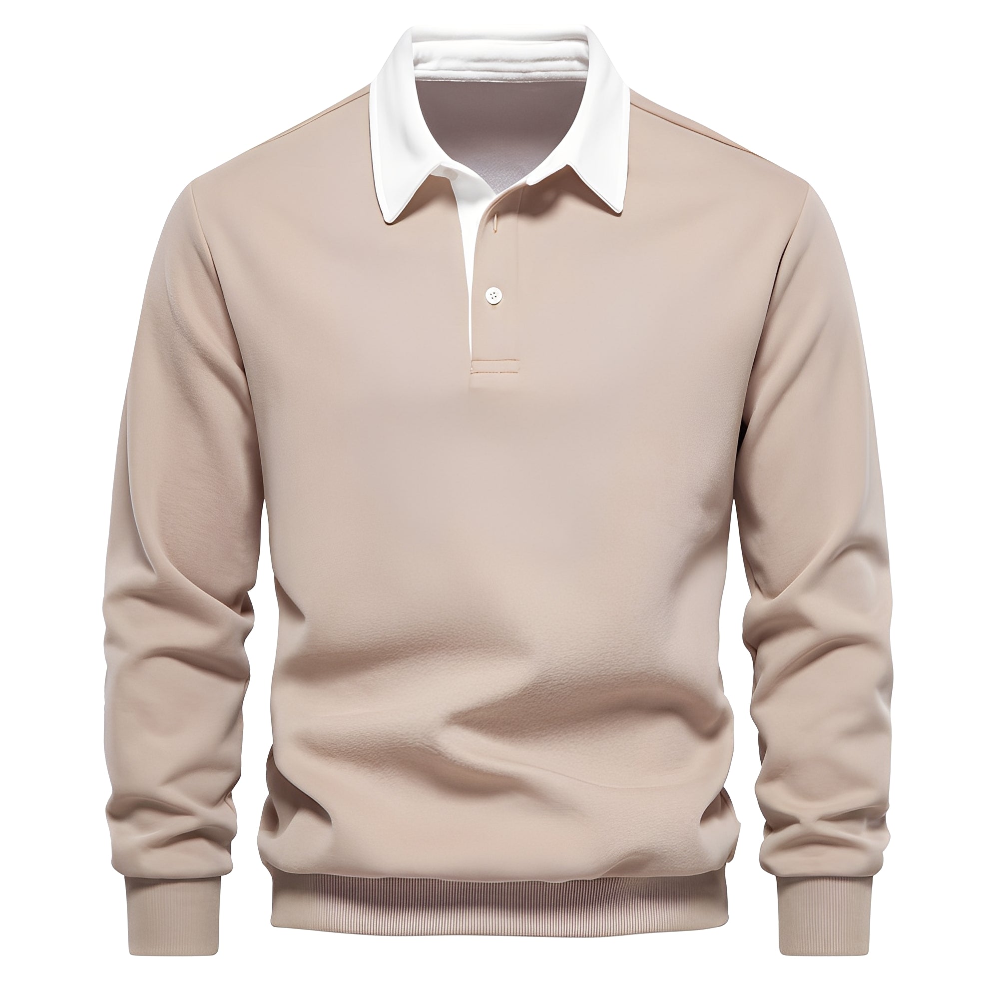 Shelton - Bequemes Langarm-Poloshirt für Männer