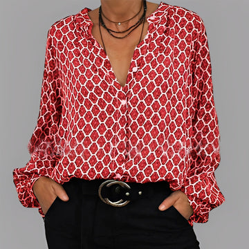 Angelle - Bequeme, locker geschnittene Damenbluse