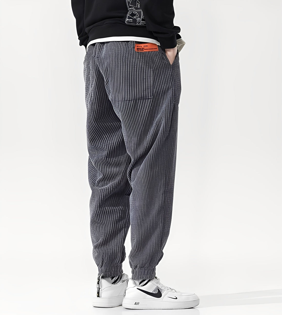 Nicholas - Trendige Herren-Cord-Jogginghose