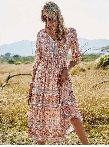 Donata - Ein lockeres Kleid im entspannten Bohème-Stil