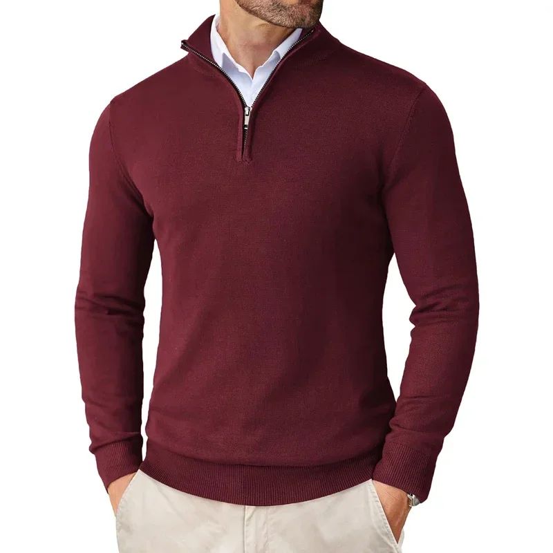 Bowen - Moderner Herrenpullover mit Reißverschluss