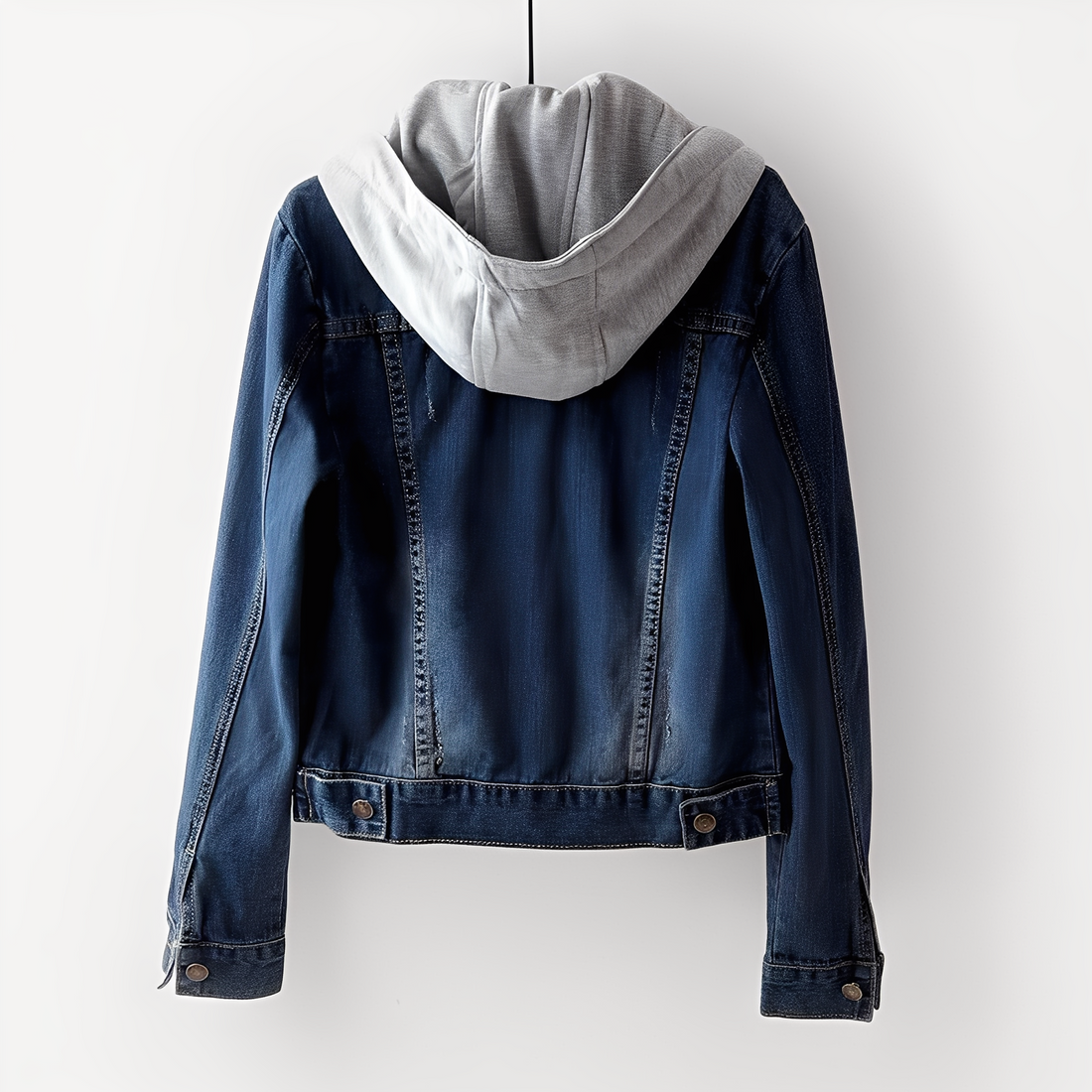 Karolyn - Modische Jeansjacke mit Kapuze für Frauen