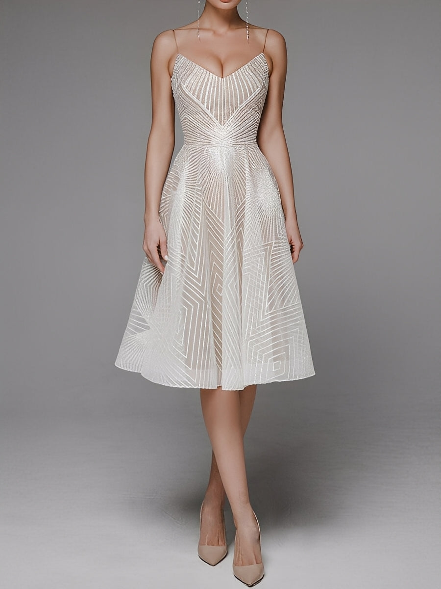 Anabelle - Schickes ärmelloses Damenkleid mit Trägern