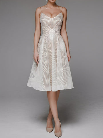 Anabelle - Schickes ärmelloses Damenkleid mit Trägern