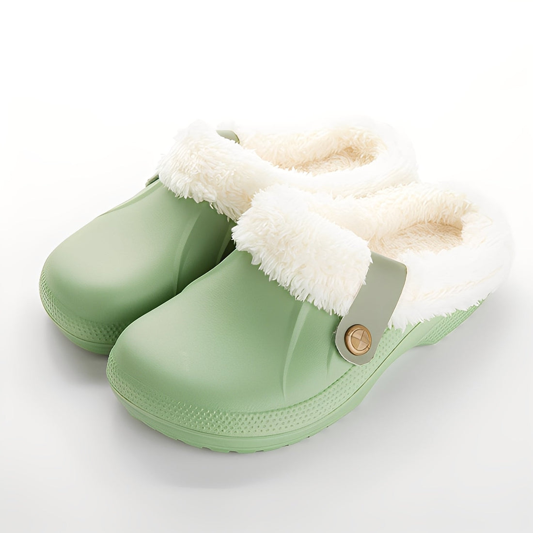Melba - Warme Damenclogs mit Fleecefutter