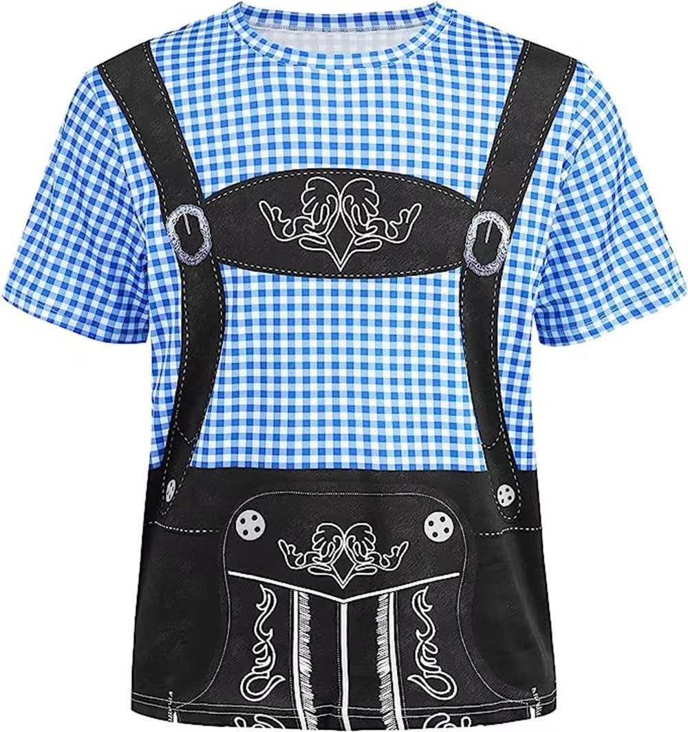 Dexter - Oktoberfest-T-Shirt für Männer mit festlichem Aufdruck