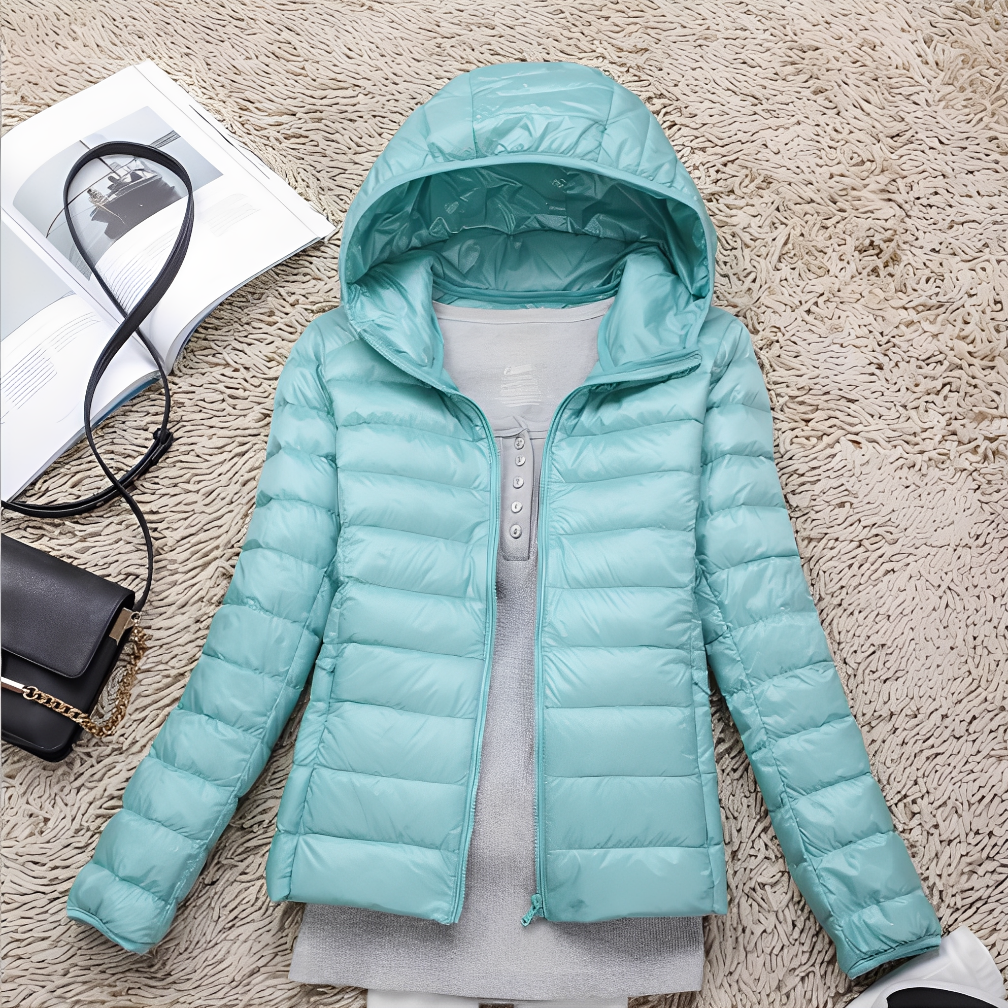 Lyndsay - Bequeme, schmale Daunenjacke für Damen