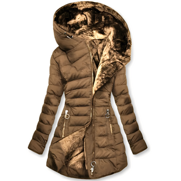 Jasmine - Moderne Damen Winterjacke mit Kapuze