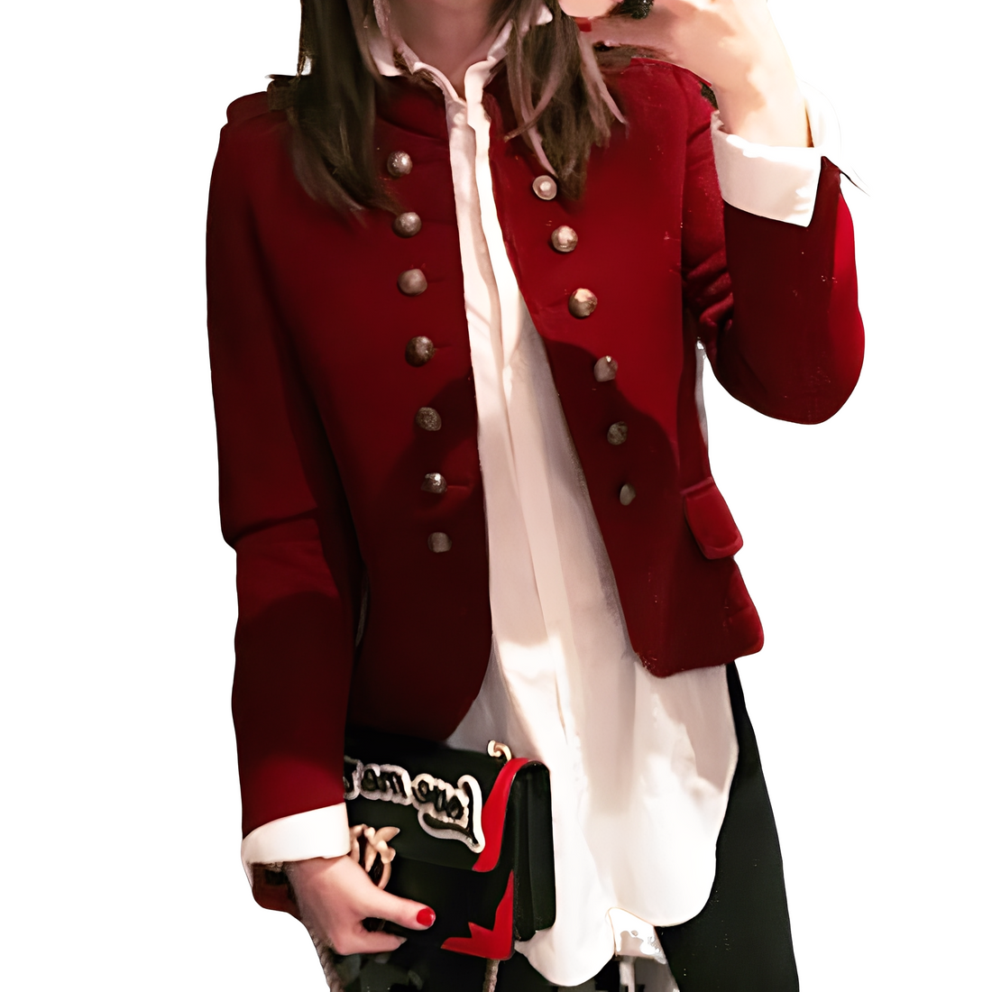 Rhoda - Modischer Blazer mit Stehkragen für Damen