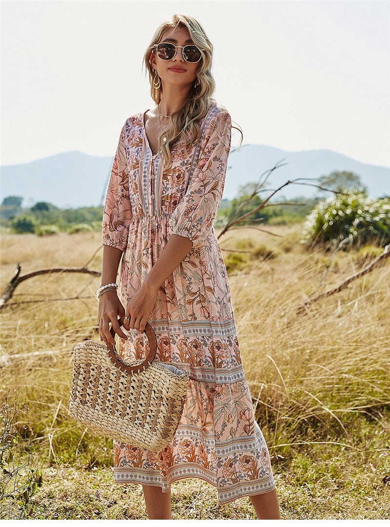 Donata - Ein lockeres Kleid im entspannten Bohème-Stil